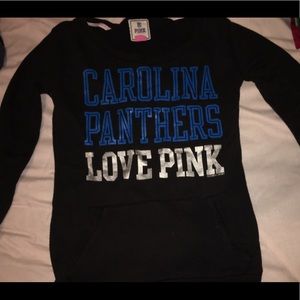 Pink Carolina Panthers Sweatshirt